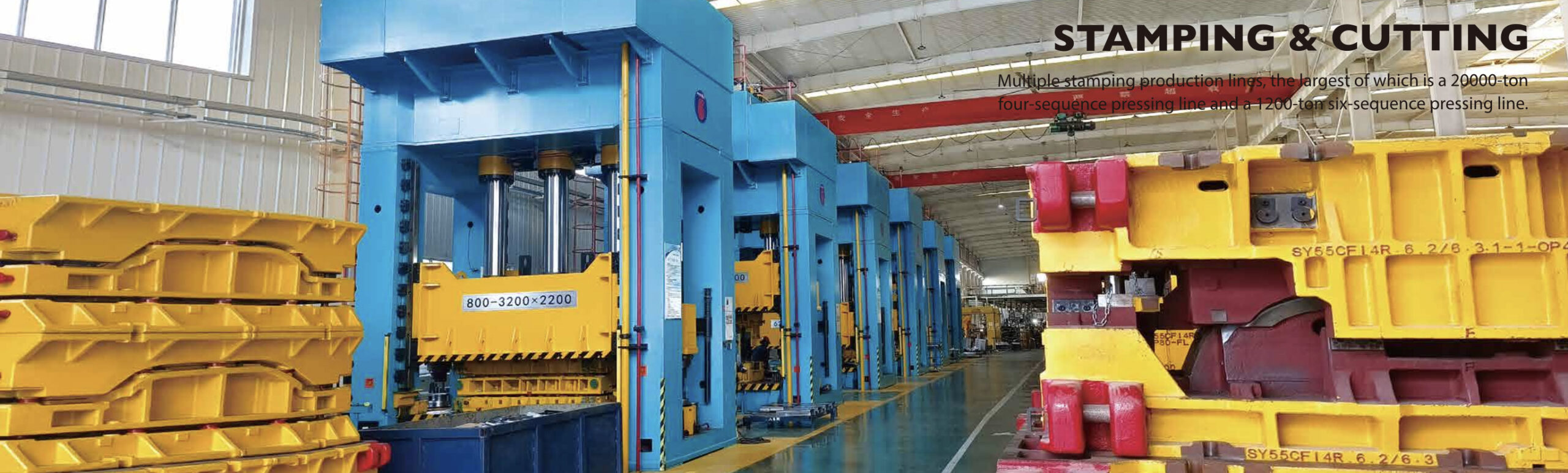 Automated metal stamping process for golf cart frame chassis