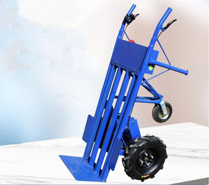 Heavy Electric Trolley Hand Truck Portable Stair Climbing Folding Cart