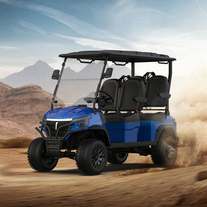 Electric Utility Golf Cart Offroad 4 Seat Road Tire Hunting Buggy