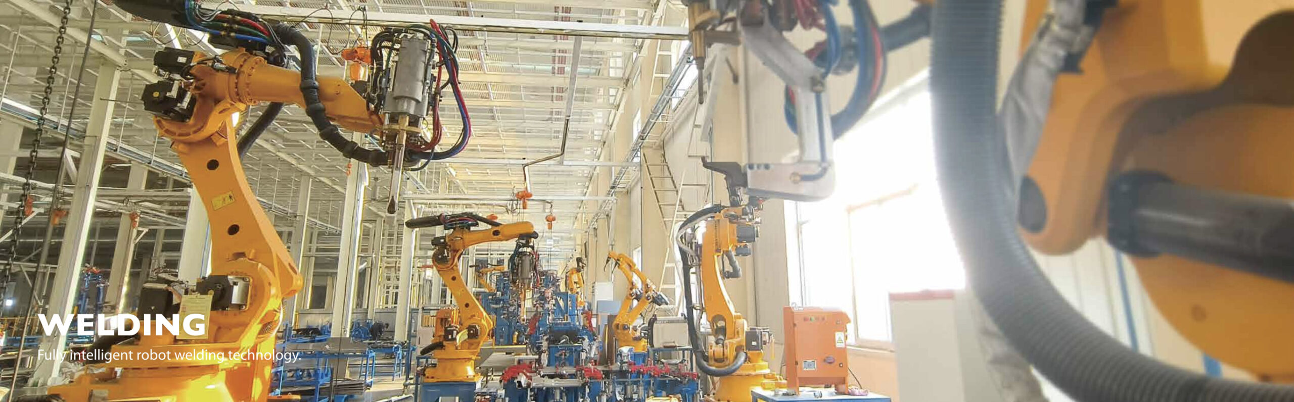 Robotic frame welding for high strength electric cart chassis