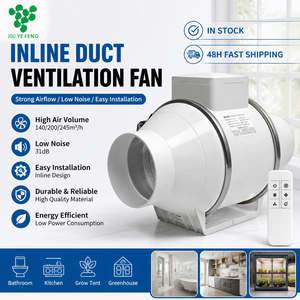 Electric Axial Inline Duct Fan AC 110-240V