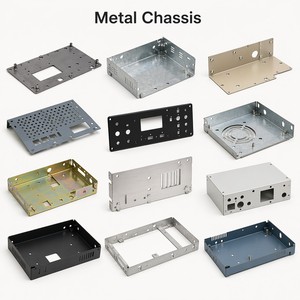 Custom Aluminum Precision Stamping Parts Sheet Metal Cut Cover Chassis