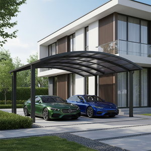 Weatherproof Modern Reinforced Aluminum Frame Garage Storage Shelter