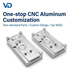 Sandblasted Aluminum Components Non-standard CNC Machining Aluminum Housing