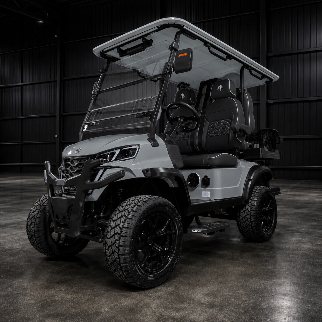 MammothEV XR4 4-Passenger Electric Golf Cart side view