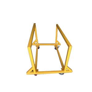 Customized Size Steel Four-Wheel Hand Trolley Frame